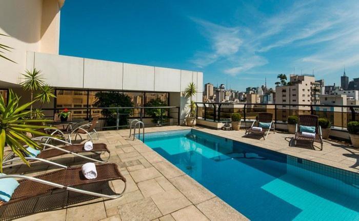 Jardins Transamerica By Mob Inn - Piscina - Academia - Ac - Wifi - Vaga São Paulo Eksteriør billede