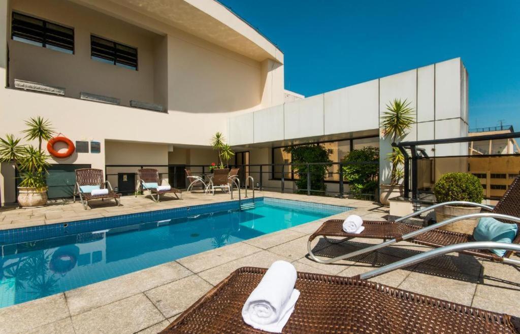 Jardins Transamerica By Mob Inn - Piscina - Academia - Ac - Wifi - Vaga São Paulo Eksteriør billede